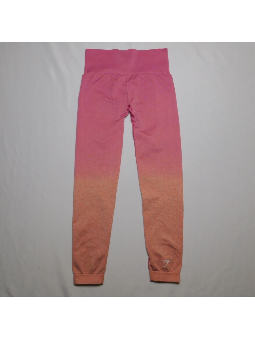 Gymshark Adapt Ombre Seamless High Waisted Leggings Pink Orange Marl